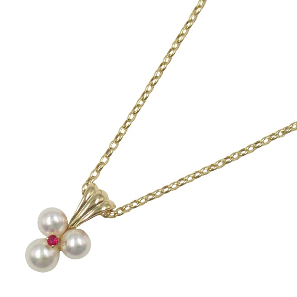 珍珠 18K黃金 項鍊【MIKIMOTO 御木本】