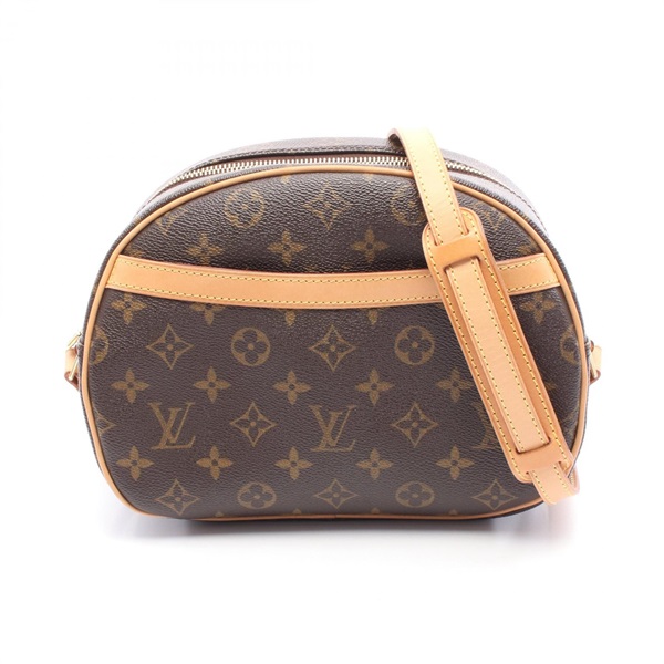 棕色 原花 帆布 Blois 肩背包【LOUIS VUITTON LV 路易威登】 M51221