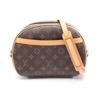 棕色 原花 帆布 Blois 肩背包【LOUIS VUITTON LV 路易威登】 M51221