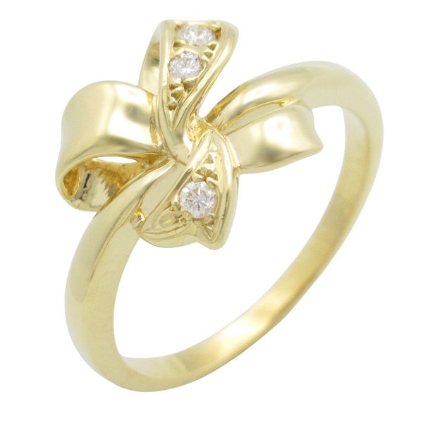 0.06ct鑽石 18K黃金 戒指【MIKIMOTO 御木本】