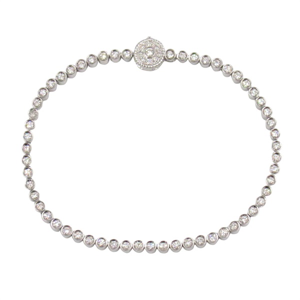 18K白金 鑽石手鍊【JEWELRY 無品牌珠寶】 Diamond 12.2g