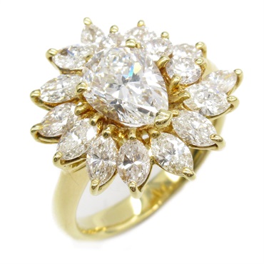 18K黃金 鑽石 戒指 10.5【JEWELRY 無品牌珠寶】 Diamond 6.0g
