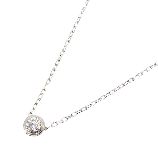 18K 白金 鑽石 d'Amour 項鍊【Cartier 卡地亞】