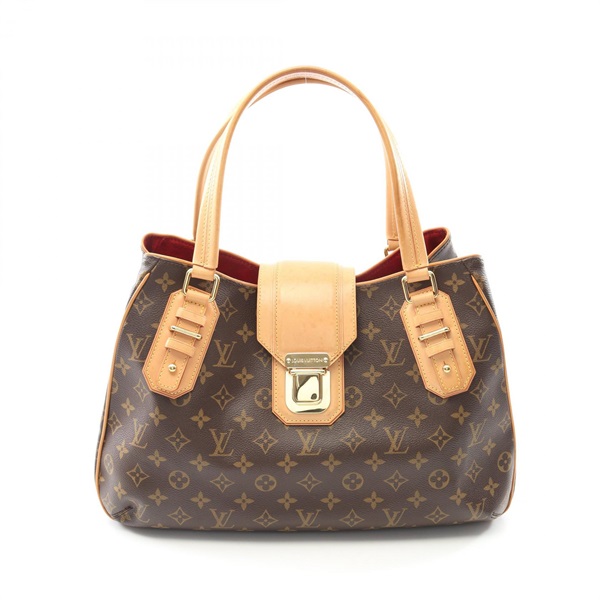 棕色 原花 PVC塗層帆布 Greet Tote 手提包【LOUIS VUITTON LV 路易威登】 M55210