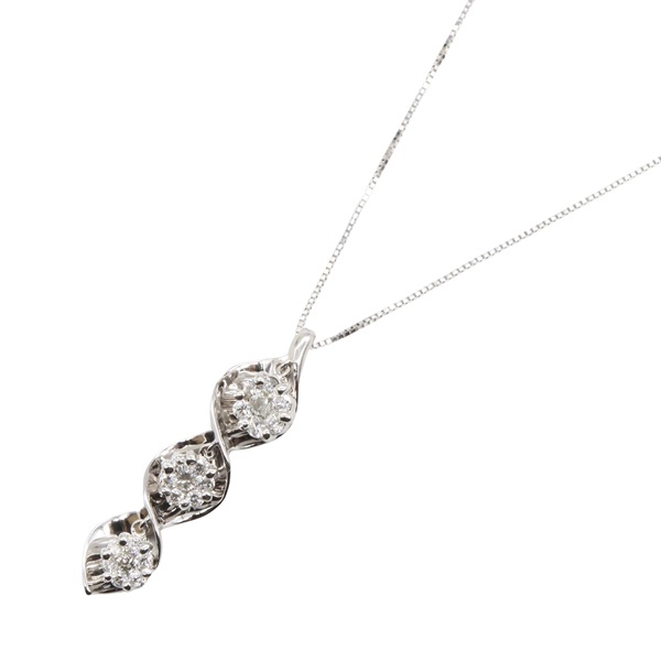 18K白金 鑽石 項鍊【JEWELRY 無品牌珠寶】 Diamond  4.2g