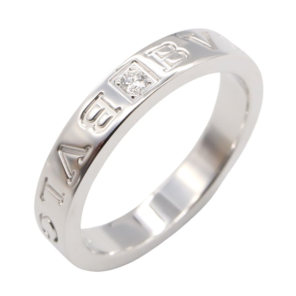 18K白金 1PD鑽石 B.zero1 戒指 57【BVLGARI 寶格麗】