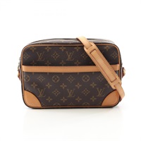 棕色 原花帆布 Trocadero 27 肩背包【LOUIS VUITTON LV 路易威登】 M51274