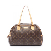 棕色 原花帆布 Montorgueil GM 肩背包【LOUIS VUITTON LV 路易威登】 M95566