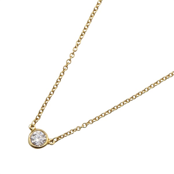 18K黃金 鑽石 Elsa Peretti By The Yard 項鍊【Tiffany & Co 蒂芬妮】