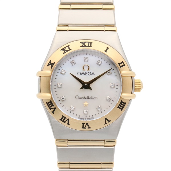 母貝錶盤 18K黃金 不鏽鋼 Constellation 腕錶【OMEGA 歐米茄 】 1262.75