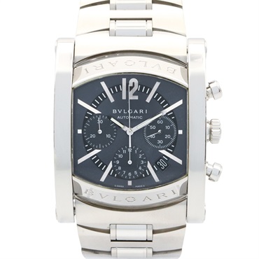 灰色錶盤 不鏽鋼 Assioma 腕錶【BVLGARI 寶格麗】 AA48SCH