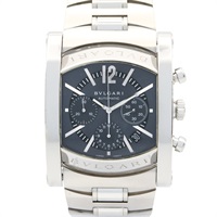 灰色錶盤 不鏽鋼 Assioma 腕錶【BVLGARI 寶格麗】 AA48SCH