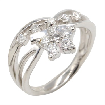 PT900鉑金 鑽石 戒指 11.5【JEWELRY 無品牌珠寶】 Diamond 5.5g