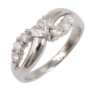 PT900鉑金 鑽石戒指 10【JEWELRY 無品牌珠寶】