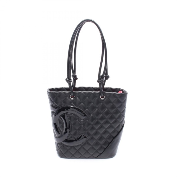 黑色 羊皮 康朋包 肩背包 (無卡)【CHANEL 香奈兒】