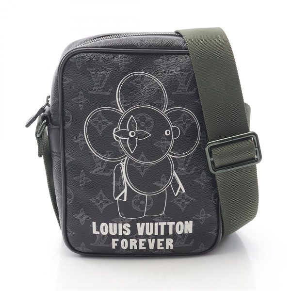 黑色 原花 Eclipse帆布 Vivienne Danube PM 肩背包【LOUIS VUITTON LV 路易威登】 M43677