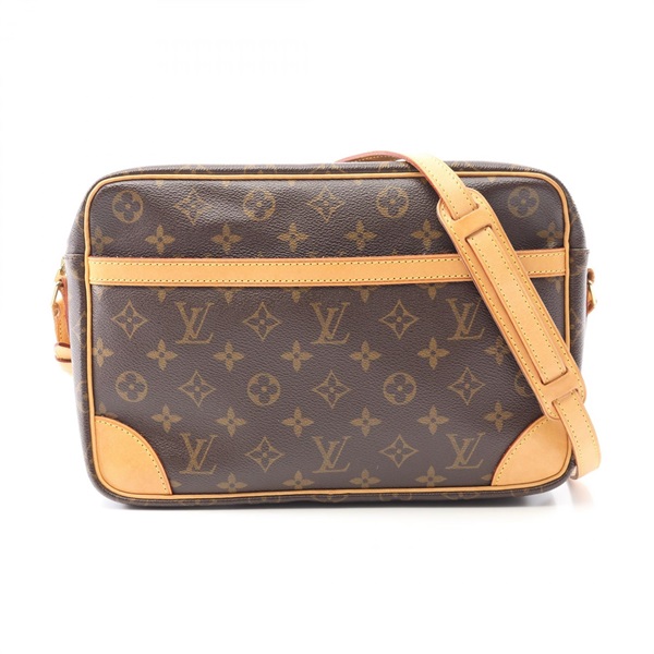 棕色 原花 PVC塗層帆布 Trocadero 30 肩背包【LOUIS VUITTON LV 路易威登】 M51272
