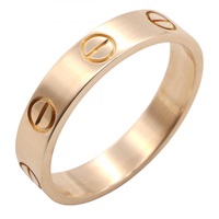 18K玫瑰金 Love 戒指 51【Cartier 卡地亞】