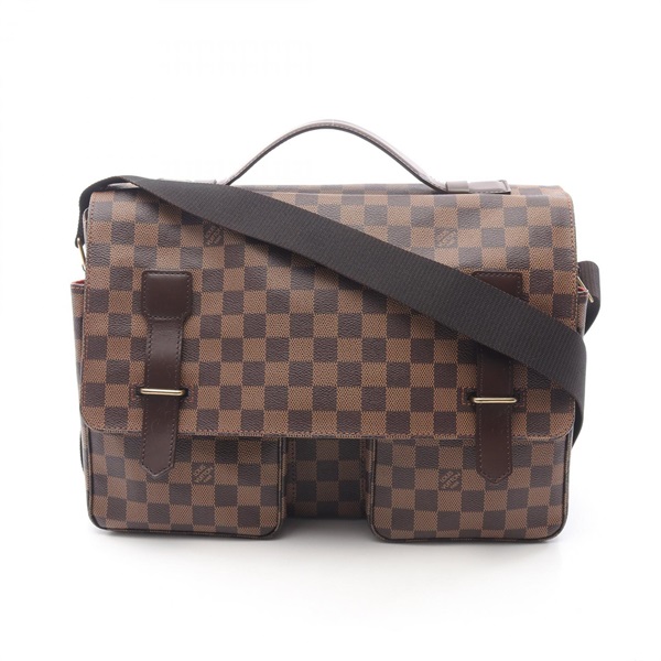 棕色 棋盤格帆布 Broadway 兩用包【LOUIS VUITTON LV 路易威登】 N42270