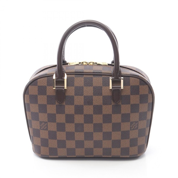 棕色 棋盤格 PVC塗層帆布 Sarria Mini 手提包【LOUIS VUITTON LV 路易威登】 N51286
