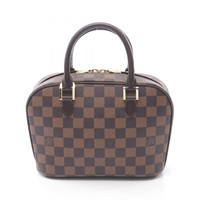 棕色 棋盤格 PVC塗層帆布 Sarria Mini 手提包【LOUIS VUITTON LV 路易威登】 N51286