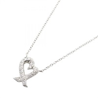 18K白金 鑽石 Loving Heart 項鍊【Tiffany & Co 蒂芬妮】