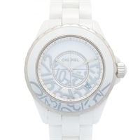 白色錶盤 陶瓷 不鏽鋼 自動上鍊 Graffiti J12 腕錶【CHANEL 香奈兒】 H5240