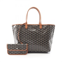 黑色 Goyardine帆布 Saint Louis PM 肩背包【GOYARD 高雅德】