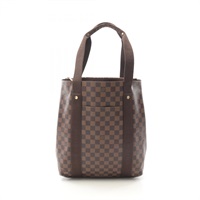 棕色 棋盤格 PVC塗層帆布 Cabas Beaubourg 手提包【LOUIS VUITTON LV 路易威登】 N52006
