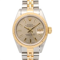 18K黃金 金鑽石面盤 Datejust 自動機械 腕錶【ROLEX 勞力士】 69173