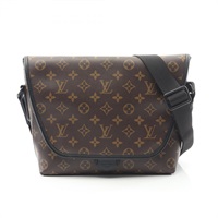棕色 原花 PVC塗層帆布 Magnetic Messenger 肩背包【LOUIS VUITTON LV 路易威登】 M45557