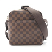 棕色 棋盤格帆布 Olaf PM Pochette 肩背包【LOUIS VUITTON LV 路易威登】 N41442