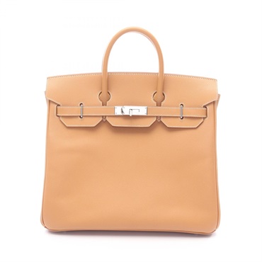 淺棕色 Epsom牛皮 Haut a Courroies HAC 32 手提包 □K刻 銀扣【HERMES 愛馬仕】