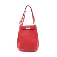 紅色 TC牛皮 So Kelly 26 銀釦 □P刻 肩背包【HERMES 愛馬仕】