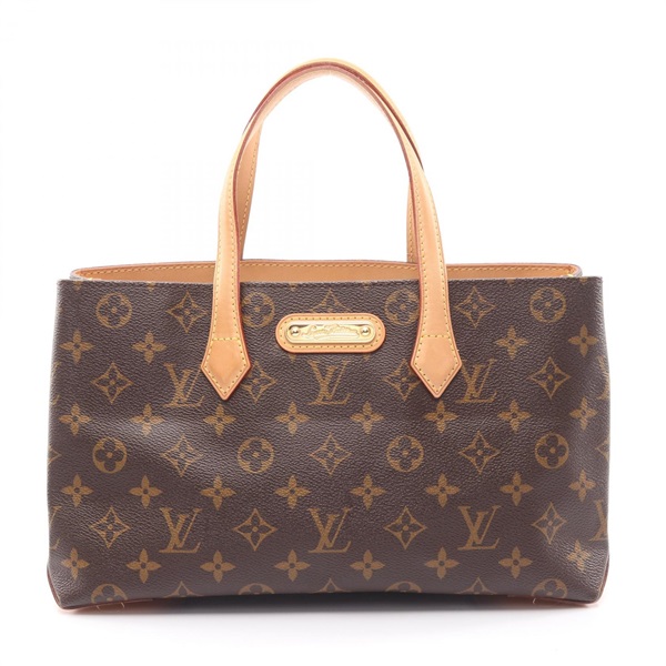 棕色 原花帆布 Wilshire PM 手提包【LOUIS VUITTON LV 路易威登】 M45643