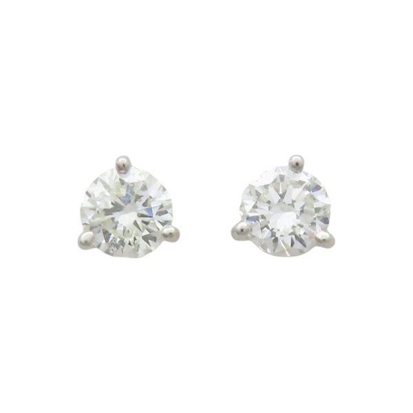 18K白金 PT900鉑金 鑽石 耳環【JEWELRY 無品牌珠寶】