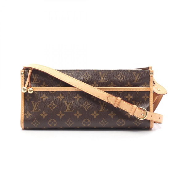 棕色 原花 PVC塗層帆布 肩背包【LOUIS VUITTON LV 路易威登】 M40008