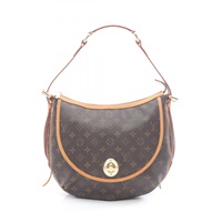 棕色 原花 帆布 Tulum GM 肩背包【LOUIS VUITTON LV 路易威登】 M40075