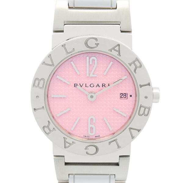 粉色錶盤 不鏽鋼 BVLGARI BVLGARI 腕錶【BVLGARI 寶格麗】 BBL26S