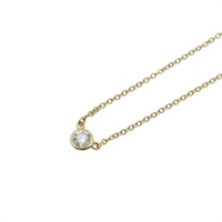 18K黃金 By The Yard 1PD 項鍊【Tiffany & Co 蒂芬妮】