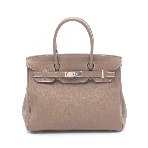 HERMES 愛馬仕 Birkin 30 柏金包 手提包 大象灰 Togo牛皮 A刻 銀扣