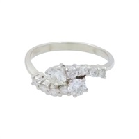 Pt900 鉑金 鑽石 戒指【JEWELRY 無品牌珠寶】