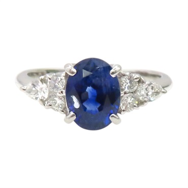 藍寶石 Pt900鉑金 戒指【JEWELRY 無品牌珠寶】