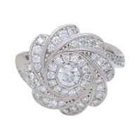 PT900鉑金 鑽石 戒指【JEWELRY 無品牌珠寶】 Diamond 11.0g