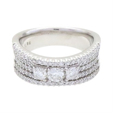 18K白金 鑽石 戒指【JEWELRY 無品牌珠寶】
