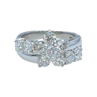 PT900鉑金 鑽石 戒指【JEWELRY 無品牌珠寶】