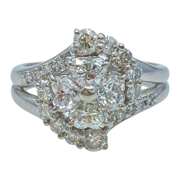 PT900鉑金 鑽石 戒指【JEWELRY 無品牌珠寶】