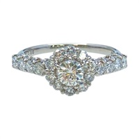 PT900鉑金 鑽石 戒指【JEWELRY 無品牌珠寶】