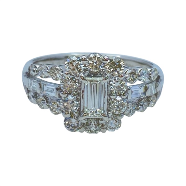 PT900鉑金 鑽石 戒指【JEWELRY 無品牌珠寶】