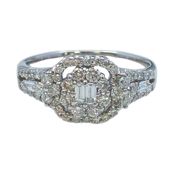 18K白金 鑽石 戒指【JEWELRY 無品牌珠寶】